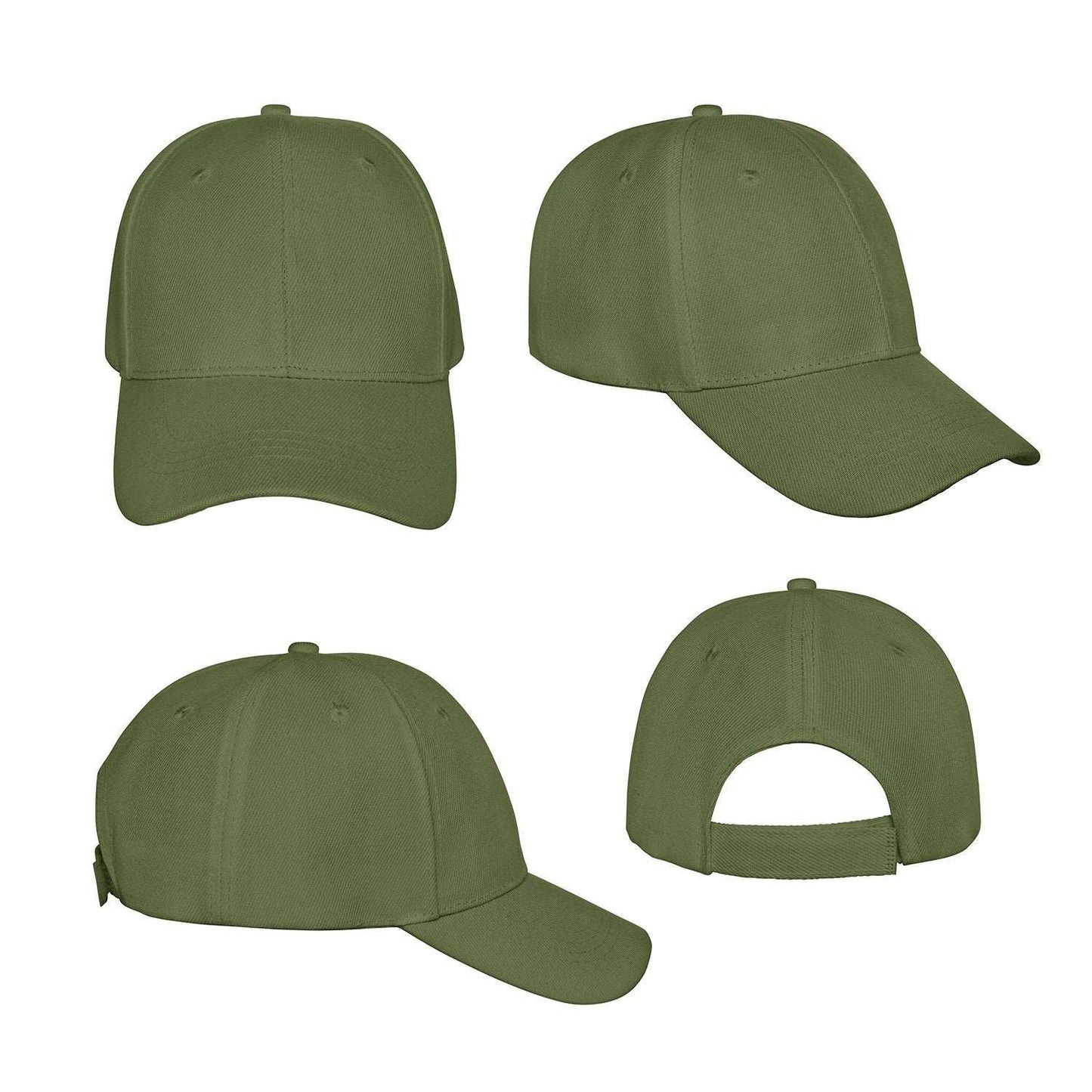 Baseball Caps Black 3 Pack Accessories