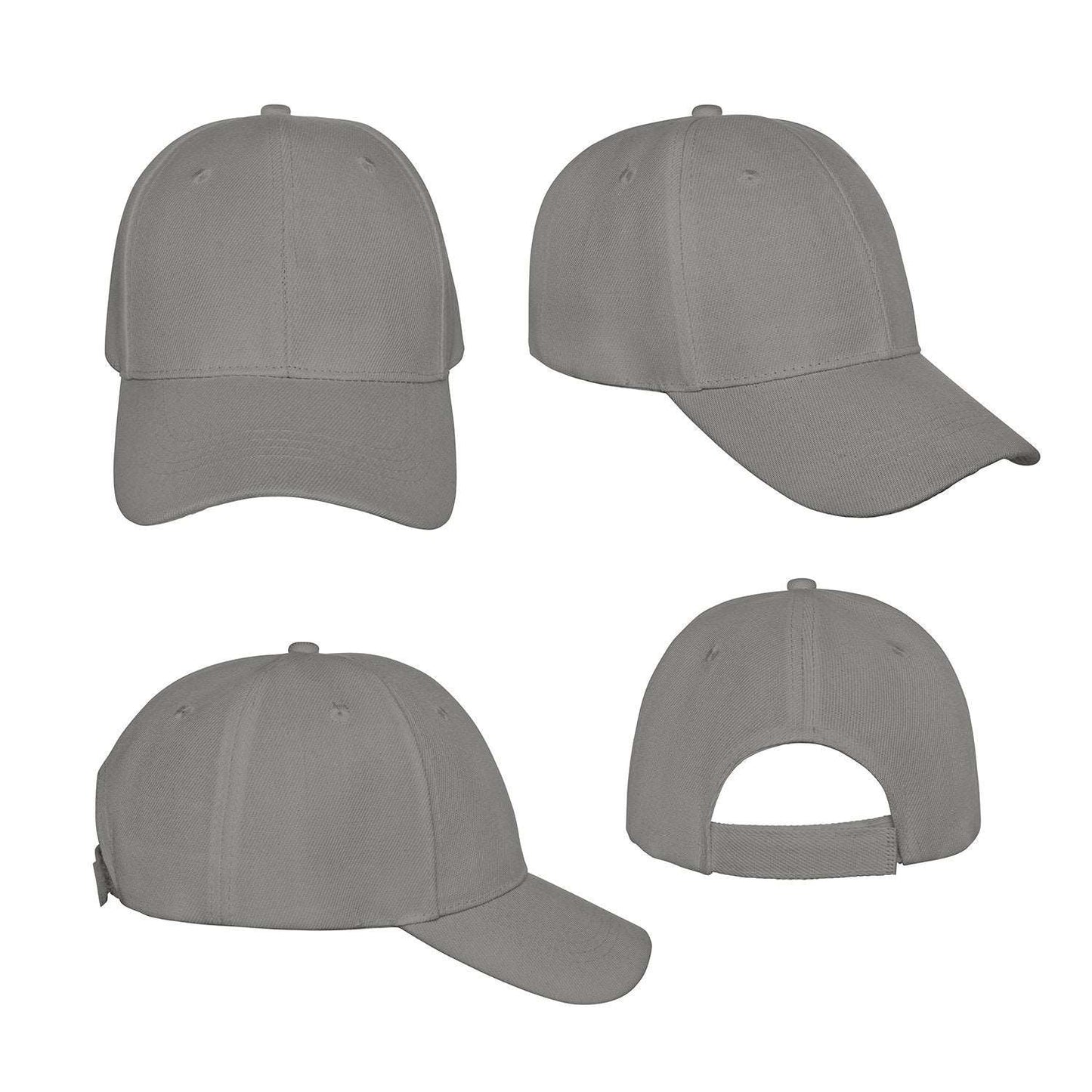 Baseball Caps Black 3 Pack Accessories