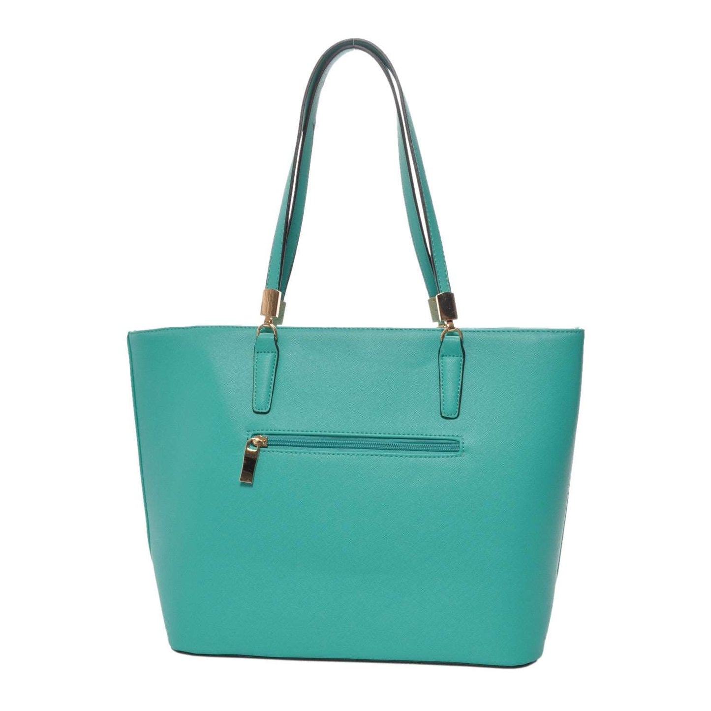 Mechaly Women's Sydney Green Vegan Leather Tote Handbag