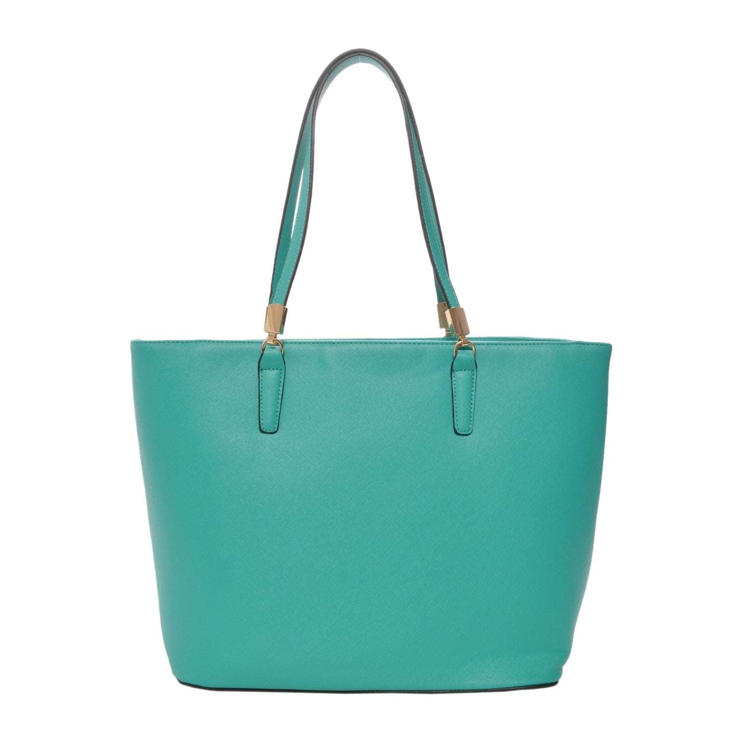 Sydney Green Vegan Leather Tote Handbag