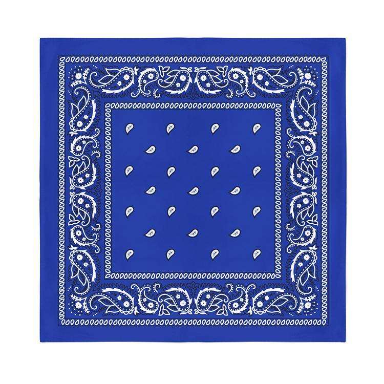 12 Pack Cotton Bandanas Solid 22 inches White Accessories