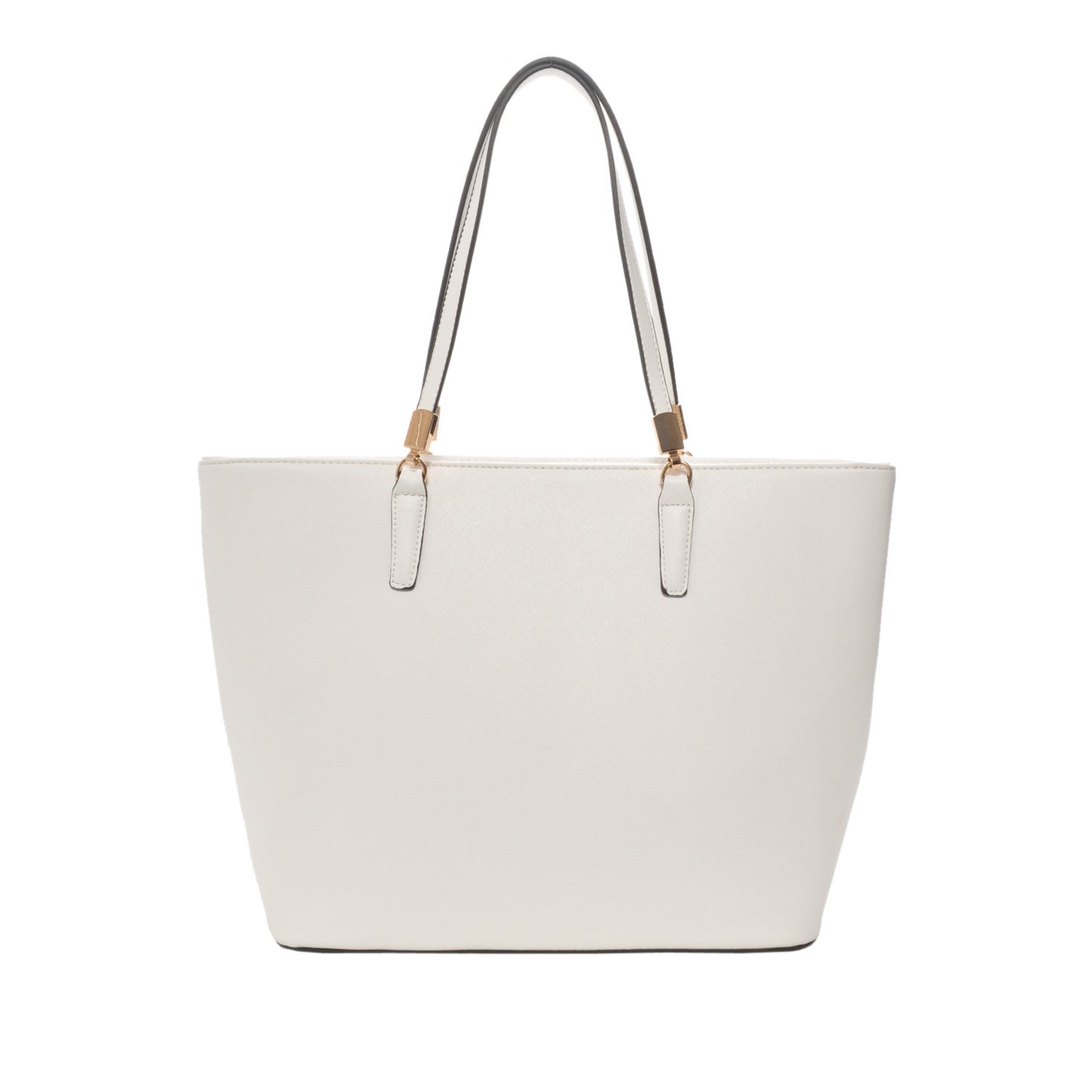 Sydney White Vegan Leather Tote Handbag