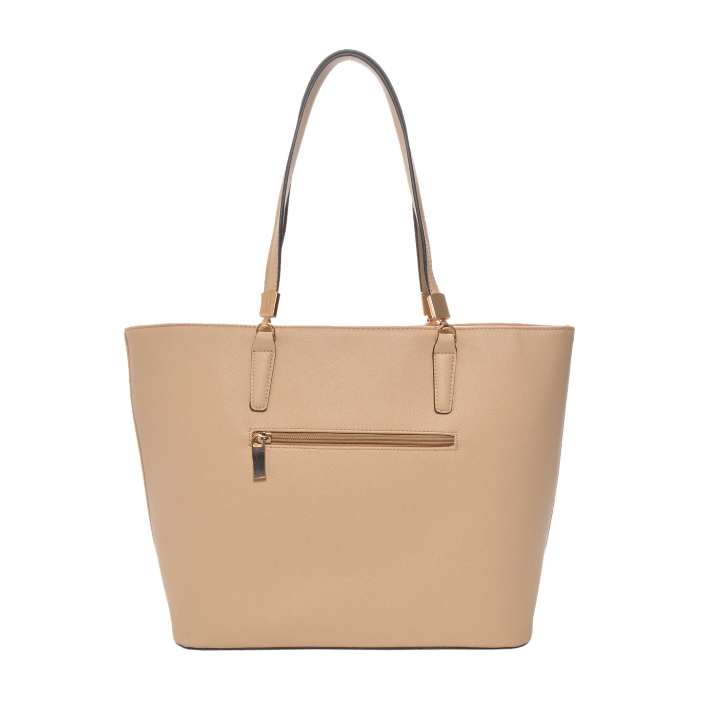 Mechaly Women's Sydney Tan Vegan Leather Tote Handbag