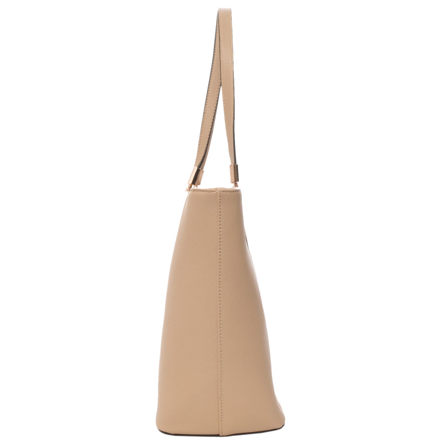 Mechaly Women's Sydney Tan Vegan Leather Tote Handbag