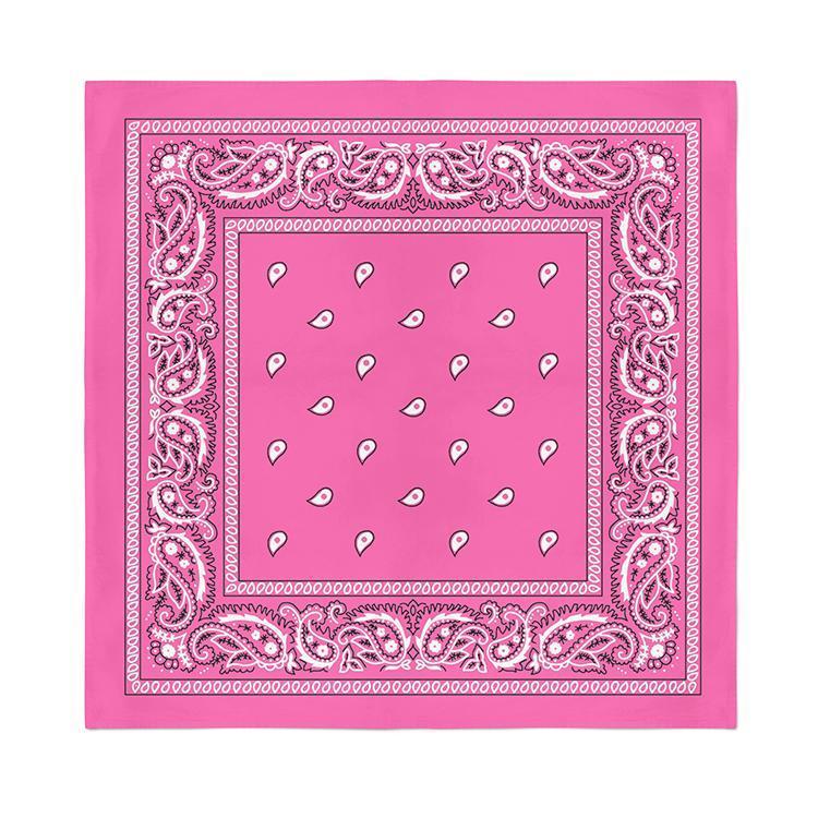 12 Pack Cotton Bandanas Solid 22 inches White Accessories