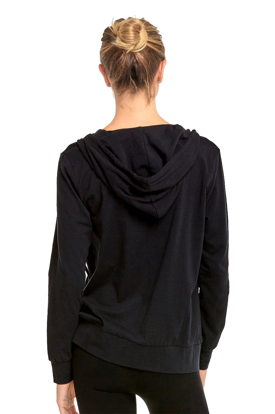 Thin Zip Up Hooded Jacket for Women