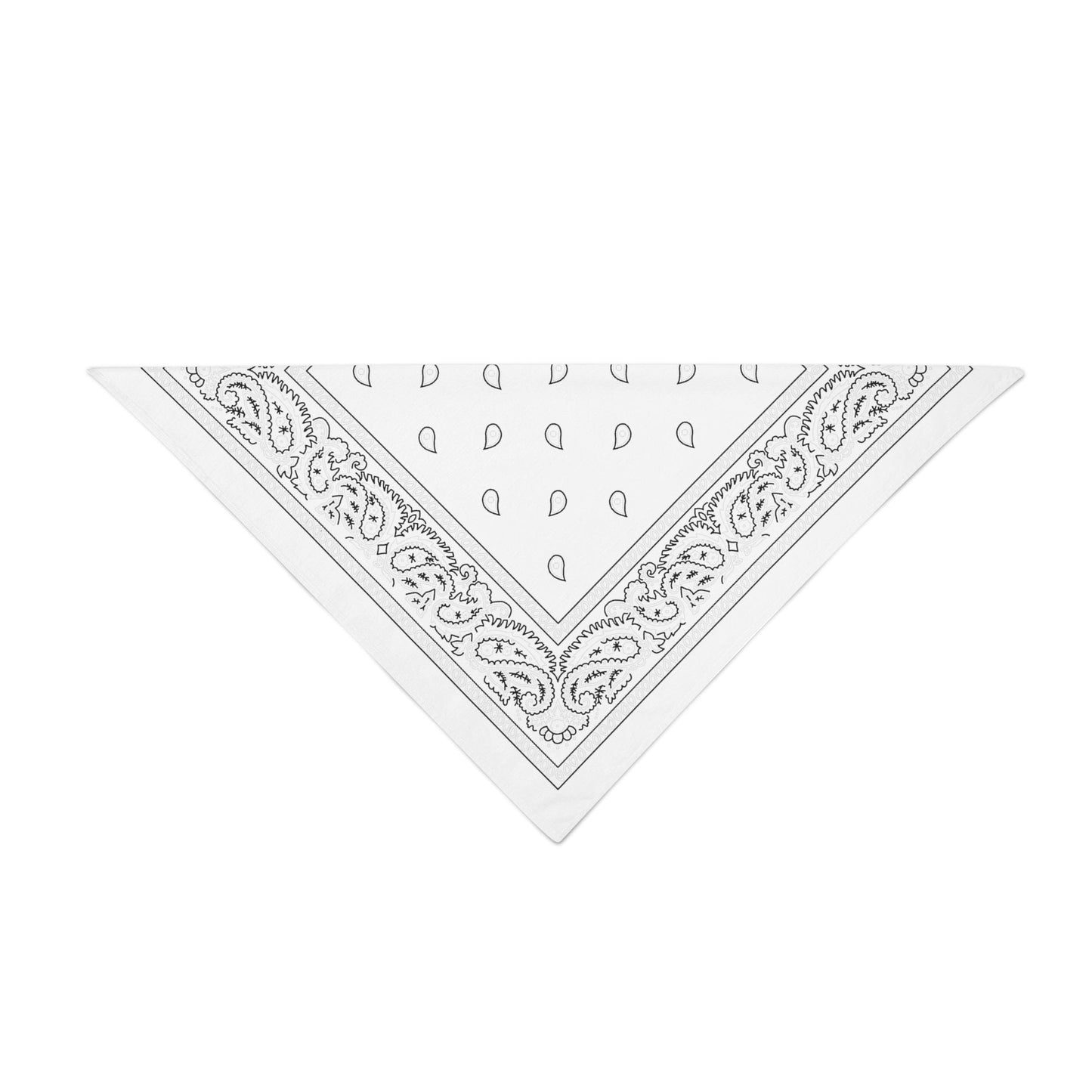 12 Pcs COTTON Triangle Bandanas Bulk Wholesale - Paisley or Solid (Sold per Dozen) - BandanasWholesale