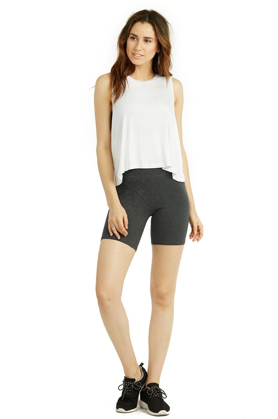 Yoga Shorts for Women (Wide Waistband)