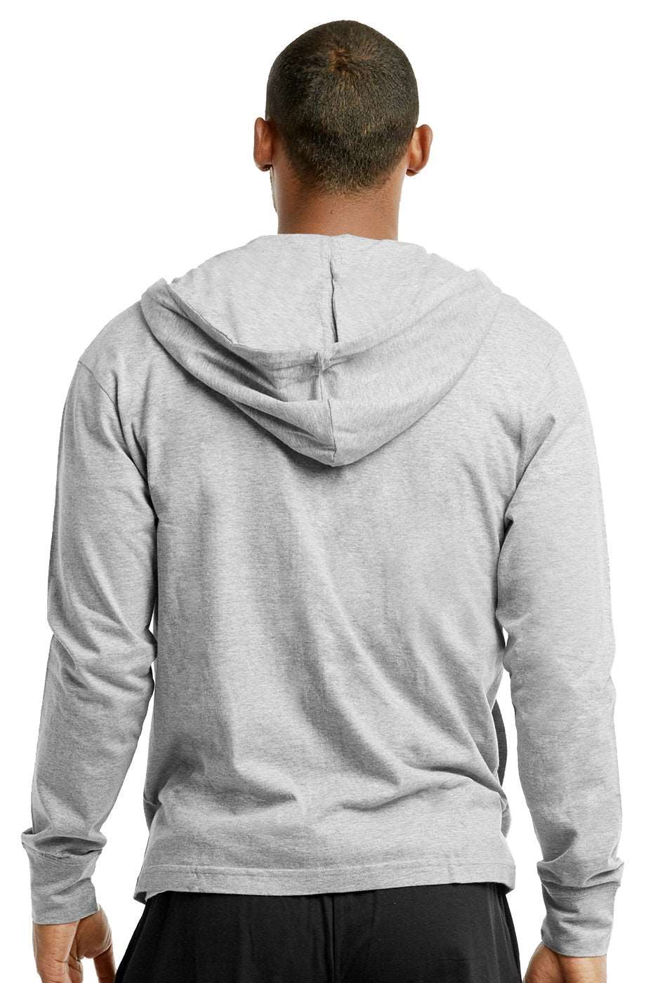 Cotton Jersey Hoodie Jacket for Men Black Small 1 Pack Mens Top