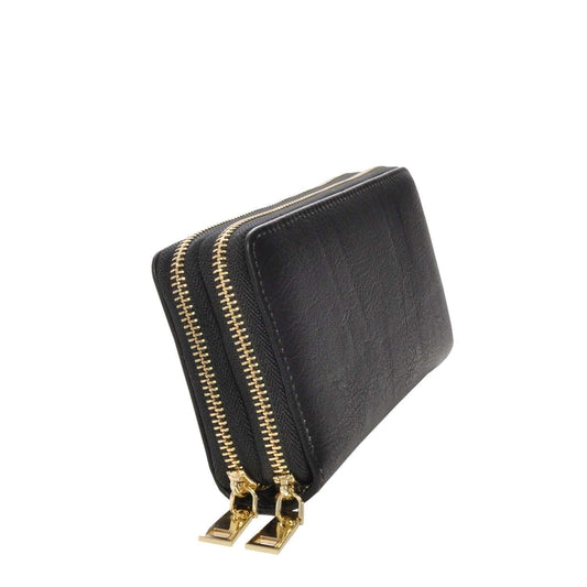 Nancy Black Vegan Leather Wallet