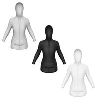 Thin Zip Up Hooded Jacket for Women