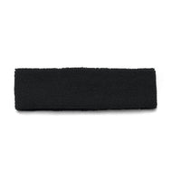 12 Pack Sport Headbands Black   Headbands Wholesale