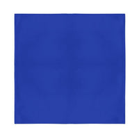 12 Pack Cotton Bandanas Solid 22 inches White Accessories
