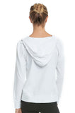 Thin Zip Up Hooded Jacket for Women