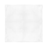 12 Pack Cotton Bandanas Solid 22 inches White Accessories